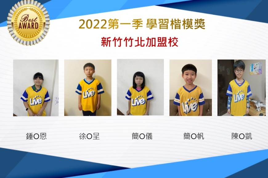 新竹竹北2022第一季楷模獎