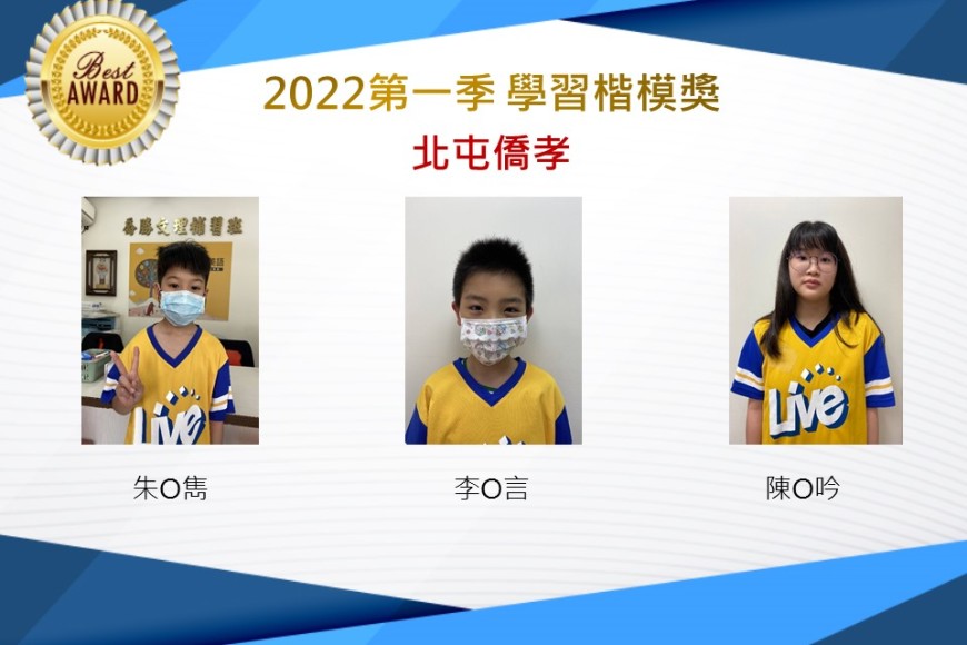 北屯僑孝2022第一季楷模獎
