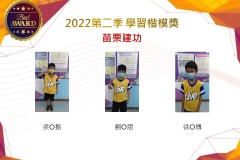 苗栗建功2022第二季楷模獎
