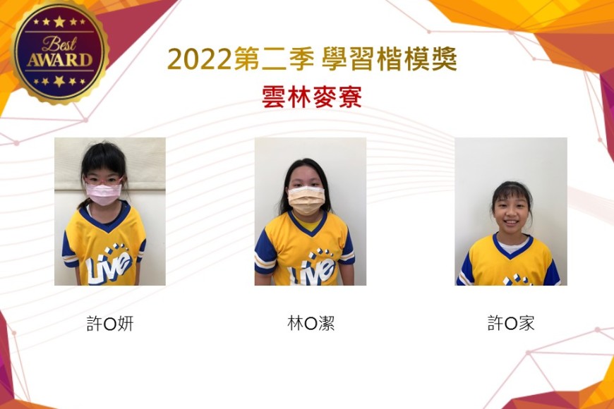 雲林麥寮2022第二季楷模獎