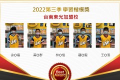 台南東光2022第三季楷模獎