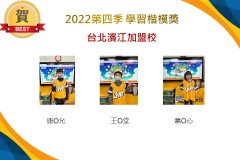 台北濱江2022第四季楷模獎
