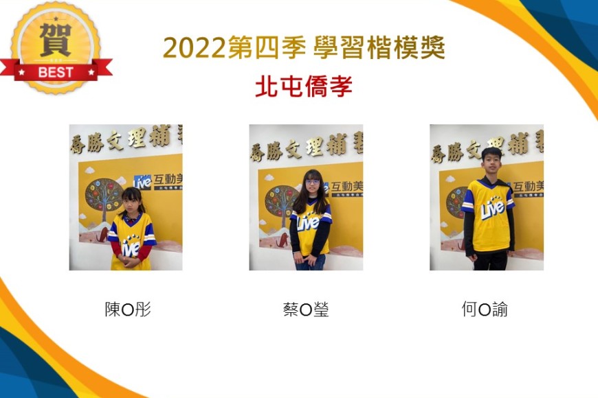 北屯僑孝2022第四季楷模獎