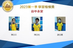 台中永安2023年第一季楷模獎
