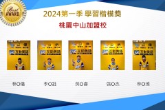 桃園中山2024年第一季楷模獎