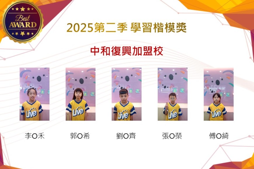中和復興2025年第二季楷模獎