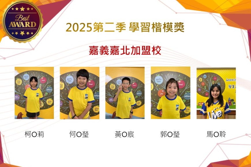 嘉義嘉北2025年第二季楷模獎