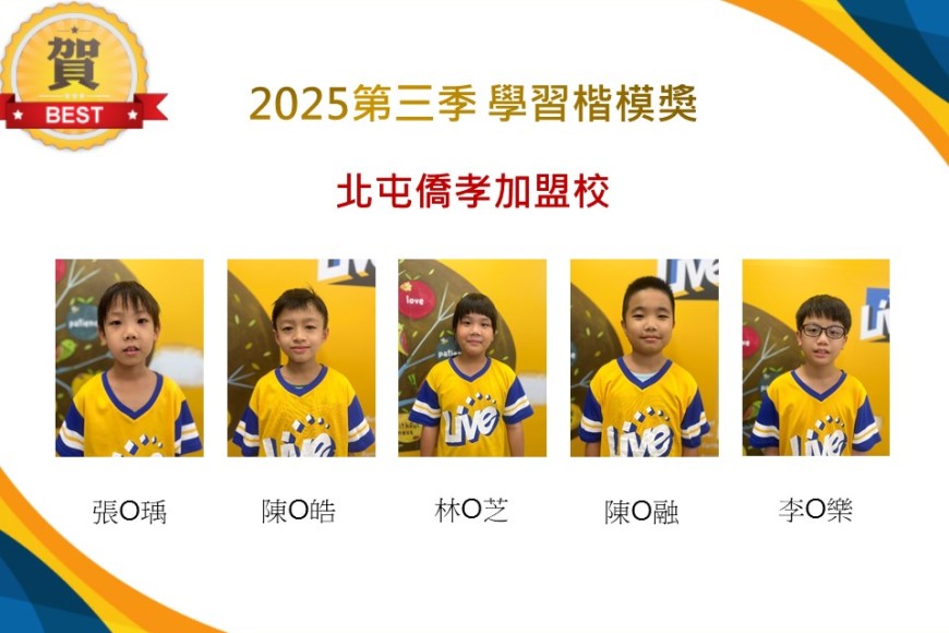 北屯僑孝2025年第三季楷模獎