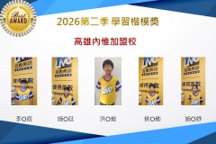 高雄內惟2026年楷模獎第二季
